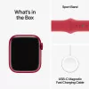 Apple Watch Series 9 GPS Aluminum Red | Sport Red Strap - S/M (41mm)