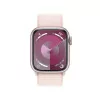 Apple Watch Series 9 GPS Aluminum Pink | Light Pink Sport Loop Strap (41mm)