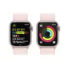 Apple Watch Series 9 GPS Aluminum Pink | Light Pink Sport Loop Strap (41mm)