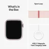 Apple Watch Series 9 GPS Aluminum Pink | Light Pink Sport Loop Strap (41mm)