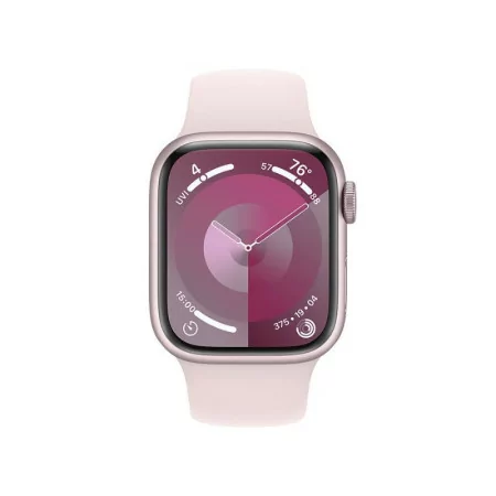 Apple Watch Series 9 GPS Alumínio Rosa| Bracelete Sport Rosa Claro - M/L (41mm)|Apple|0195949030598