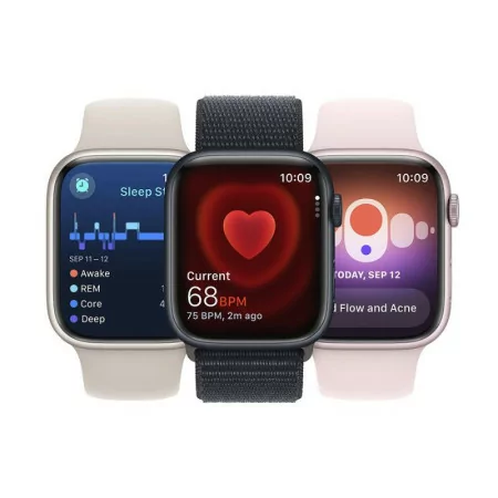 Apple Watch Series 9 GPS Alumínio Meia-Noite | Bracelete Sport Loop Meia-Noite (41mm)|Apple|0195949030048