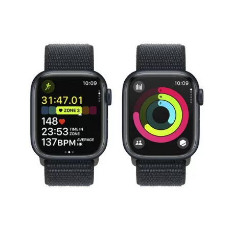 Apple Watch Series 9 GPS Alumínio Meia-Noite | Bracelete Sport Loop Meia-Noite (41mm)|Apple|0195949030048