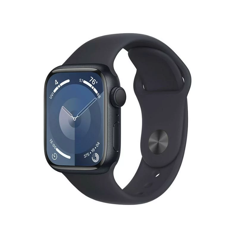 Apple Watch Series 9 GPS Alumínio Meia-Noite | Bracelete Sport Meia-Noite - S/M (41mm)|Apple|0195949029820 Apple Watch Series 9 GPS Alumínio Meia-Noite | Bracelete Sport Meia-Noite - S/M (41mm)|Apple|0195949029820