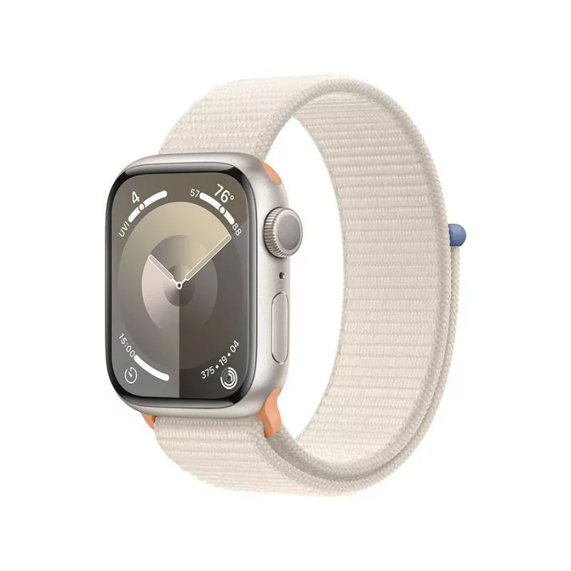 Apple Watch Series 9 GPS Alumínio Luz das Estrelas | Bracelete Sport Loop Luz das Estrelas (41mm)|Apple|0195949029714 Apple Watch Series 9 GPS Alumínio Luz das Estrelas | Bracelete Sport Loop Luz das Estrelas (41mm)|Apple|0195949029714