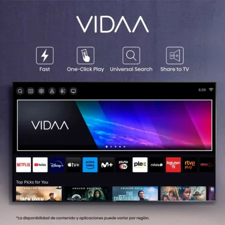 Smart TV ULED Hisense 55" - Mini-LED 55U6KQ - 4K Ultra HD|Hisense|6942147492987