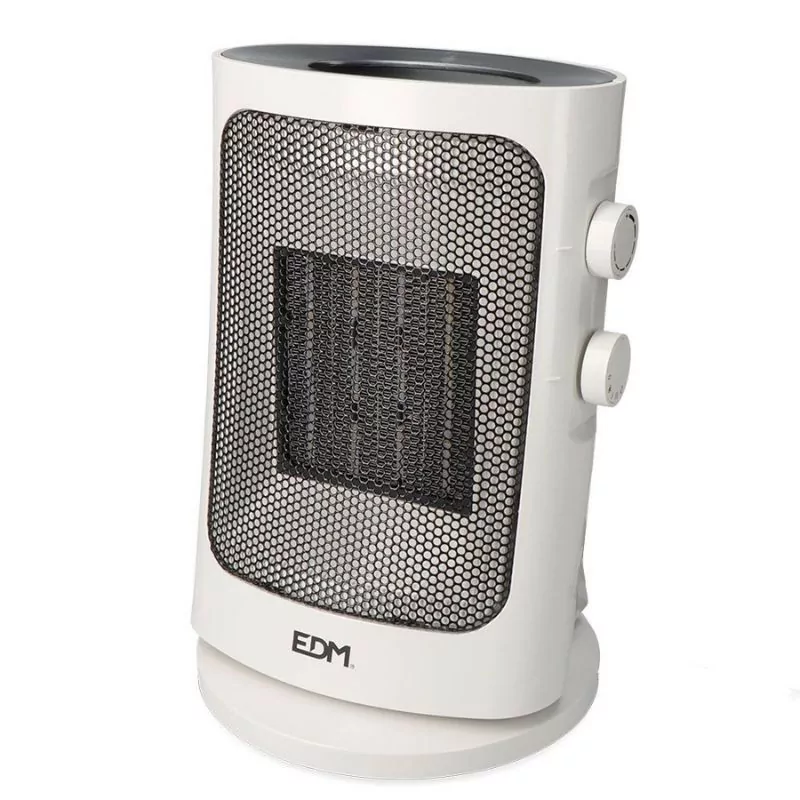 Aquecedor Vertical Oscilante EDM - 1500W - Cinzento - 07186