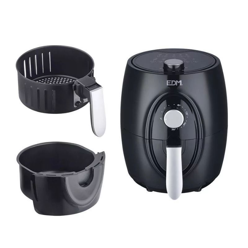 Air Fryer EDM 3,6L - Fritadeira de Ar com Cesto - 1400W