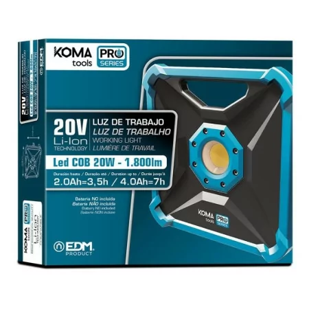 Koma Tools Pro Series LED Projector Spotlight - 20W 1800 Lumens