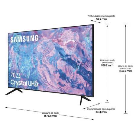 Smart TV Samsung 75 LED - TU75CU7105KXXC - Ultra HD 4K