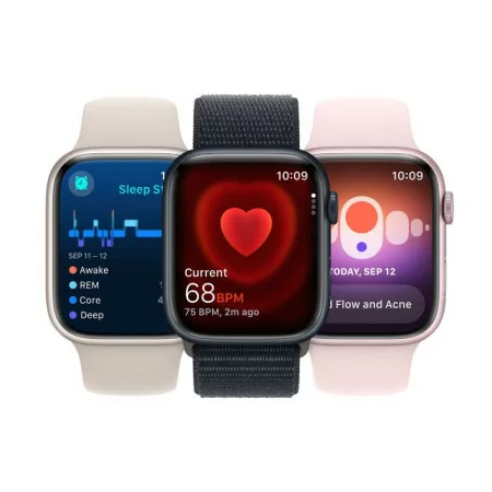 Apple Watch Series 9 GPS Alumínio Luz das Estrelas | Bracelete Sport Luz das Estrelas - S/M (41mm)|Apple|0195949029493