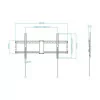 Suporte de Parede TooQ - p/ Ecrãs - 43" / 90" - Preto - LP4390F-B|TooQ|8433281010017