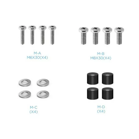 Soporte de pared fijo tooq lp4155f-b para