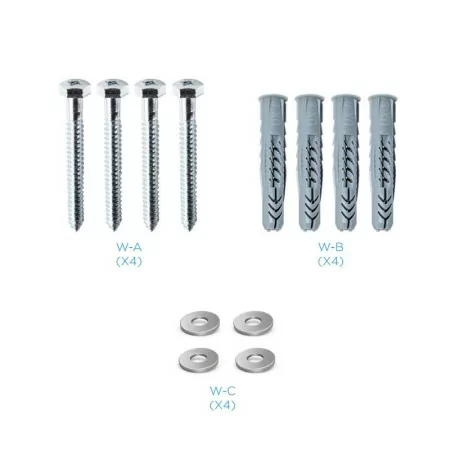 Soporte de pared fijo tooq lp4155f-b para
