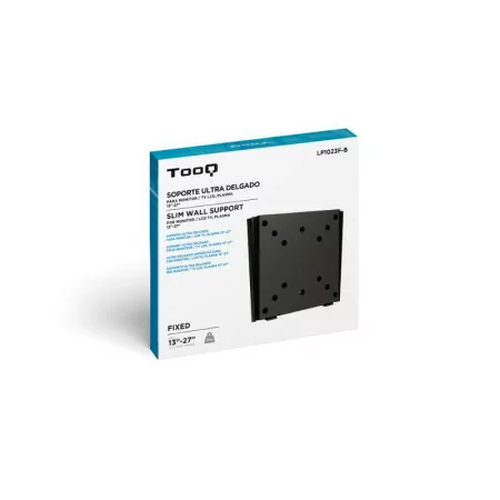 TooQ Wall Mount - For Screens - 13" / 27" - Black - LP1023F-B