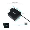TooQ USB-C Charger - Black - TQLC-USBC90PD
