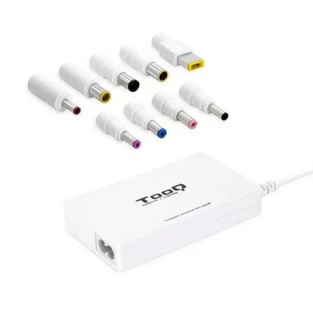 TooQ Universal Charger - 1x USB / 9 Connectors - 100W - White - TQLC-102BS02AT