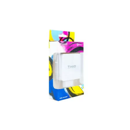 TooQ Dual Charger - USB-C PD + USB A QC3.0 port - 48W - White - TQWC-2SC03WT