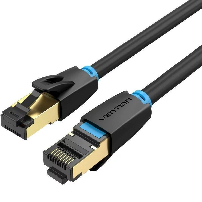 RJ45 SFTP Vention Network Cable - Cat8 - 1M - Black - IKABH