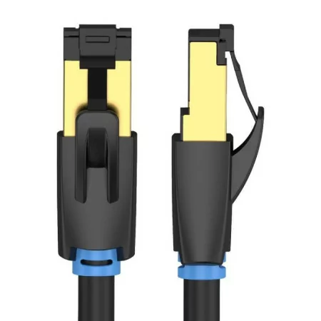RJ45 SFTP Vention Network Cable - Cat8 - 50cm - Black - IKABD