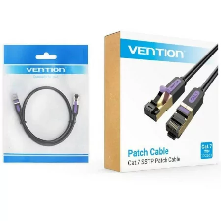 Cabo de Rede RJ45 SFTP Vention - Cat7 - 2M - Preto - ICDBH||6922794741799