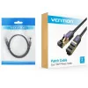 Cabo de Rede RJ45 SGTP Vention - Cat7 - 50cm - Preto/Roxo - ICDBD||6922794741768