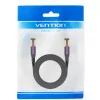 STP Vention RJ45 Network Cable - Cat7 - 2M - Black/Purple - ICABH