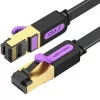 Cabo de Rede RJ45 STP Vention - Cat7 - 1M - Preto/Roxo - ICABF|Vention|6922794729810
