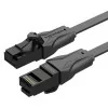 Cabo de Rede UTP RJ45 Vention - Cat6 - 2M - Preto - IBABH||6922794722354
