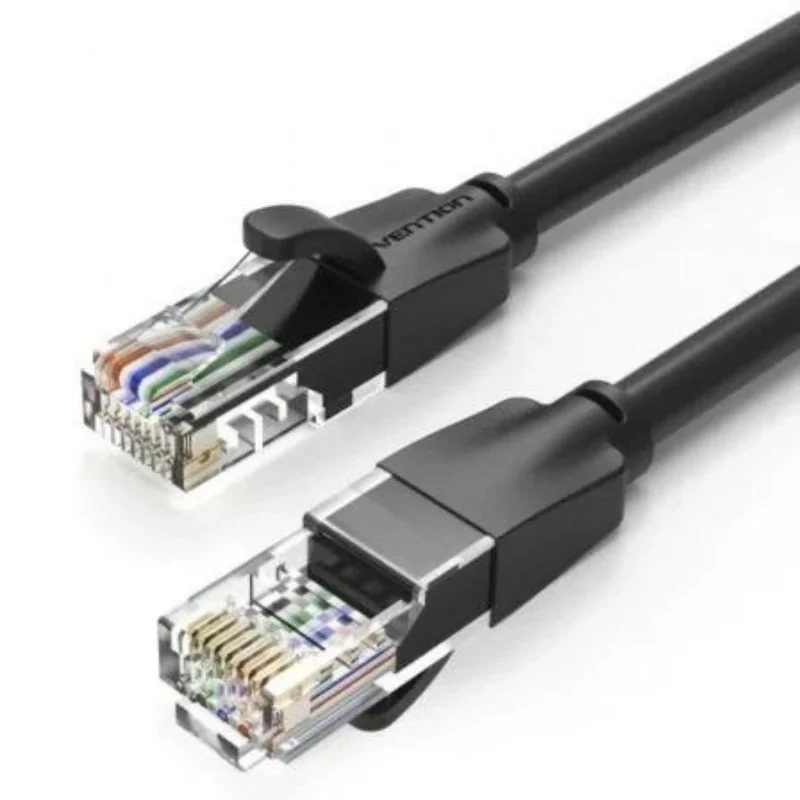 Cabo de Rede RJ45 UTP Vention - Cat6 - 2M - Preto - IBEBH|Vention|6922794741065 Cabo de Rede RJ45 UTP Vention - Cat6 - 2M - Preto - IBEBH|Vention|6922794741065