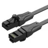 Vention UTP RJ45 Network Cable - Cat6 - 1M - Black - IBABF