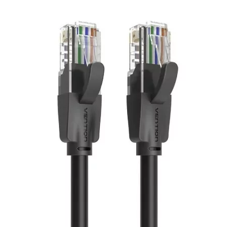 Cabo de Rede UTP RJ45 Vention - Cat6 - 1M - Preto - IBEBF||6922794741041