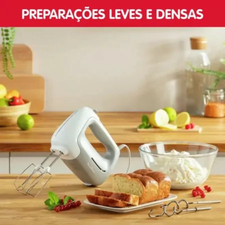 Batedeira Moulinex Prep'mix - 450W - Cinza / Branco - HM450B10|Moulinex|3016667242322