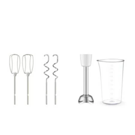 Batedeira Moulinex Prep'mix+ - 500W - Branca / Preta - HM462110|Moulinex|3016667243961