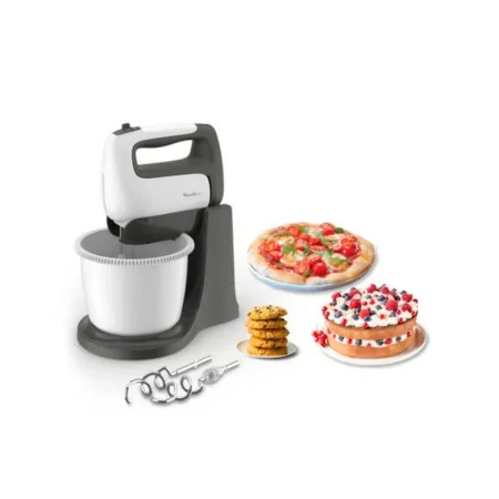 Batedeira Moulinex Perp´mix - 500W - 2.5L - Branca / Cinza - HM464110|Moulinex|3016667245118