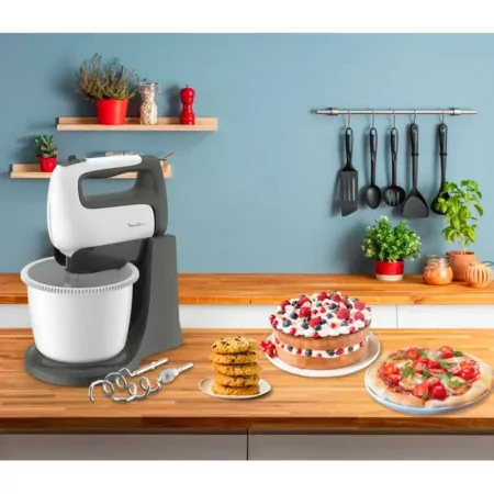 Batedeira Moulinex Perp´mix - 500W - 2.5L - Branca / Cinza - HM464110|Moulinex|3016667245118
