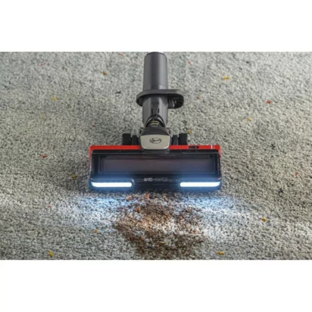 Hoover HF9 Upright Vacuum Cleaner - Anti-Twist - 350W - 21.6V - Black / Red - HF920H