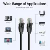 RJ45 UTP Vention Network Cable - Cat6 - 50cm - Black - IBEBD