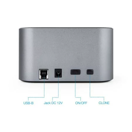 TooQ SATA Docking Station - 2.5/3.5" - USB 3.0/3.1 - TQDS-805G