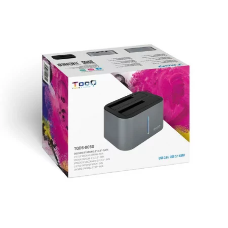 Docking Station SATA TooQ - 2.5/3.5" - USB 3.0/3.1 - TQDS-805G|TooQ|8433281009622