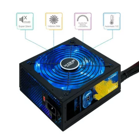 Xtreme Gaming Energy II Power Supply - 552W - W/ LED - TQXGEII-525SAP