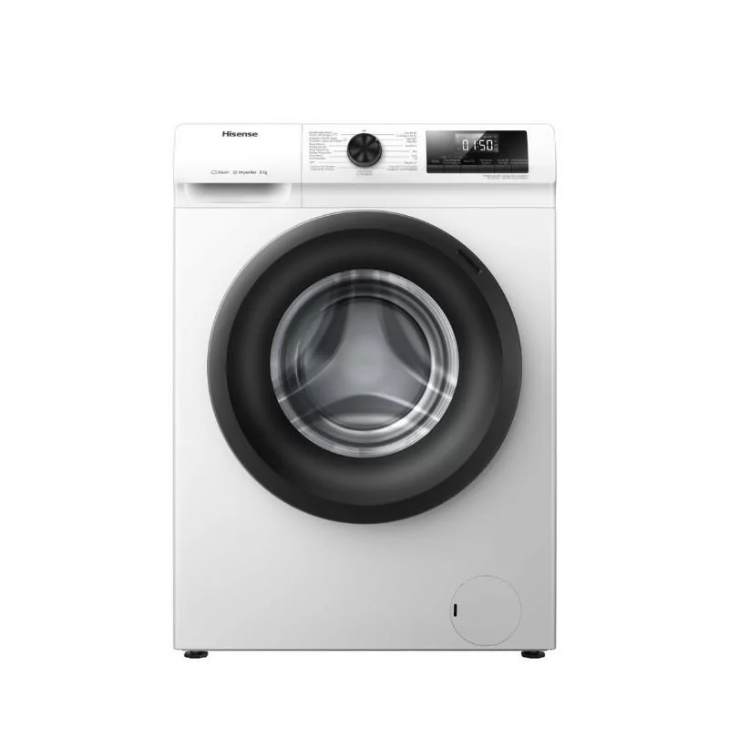 Máquina de Lavar Roupa Hisense WFQP901418VM - 9 kg - 1400 rpm - Classe B|Hisense|6901101826053