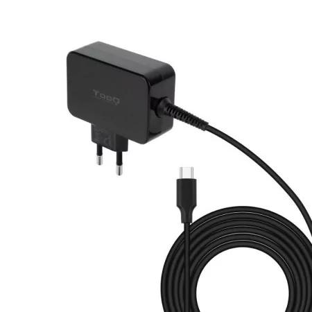 Carregador USB-C TooQ - 65W - P/ Portátil - Preto - TQLC-USBCGAN65PD|TooQ|8433281013186
