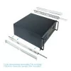 Rack TooQ - 19" - S/ Fonte de Alimentação - RACK-406N-USB3|TooQ|8433281009431