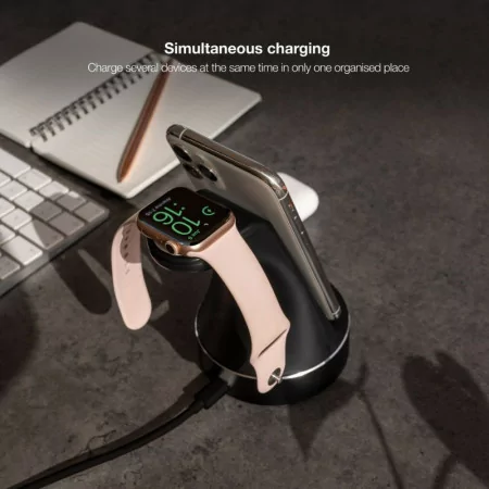 TooQ Dock - Wireless Charging - Black - TQCD02W