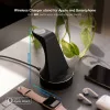 Dock TooQ - Carregamento S/ Fios - Preto - TQCD02W|TooQ|8433281012400