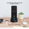 Dock TooQ - Carregamento S/ Fios - Preto - TQCD02L|TooQ|8433281012394