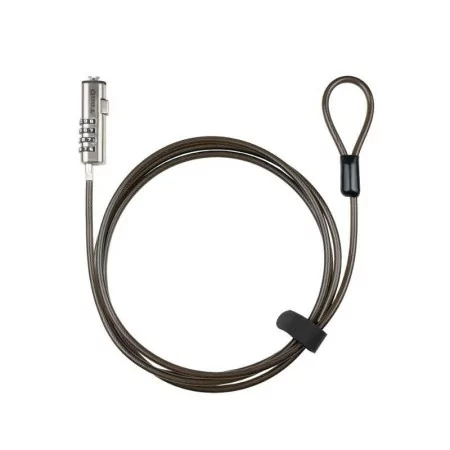 TooQ Security Cable - For Laptop - 1.5M - Dark Gray - TQCLKC0035-G