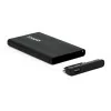 TooQ External Box - For Hard Drives - 2.5" - UBS 2.0 - Black - TQE-2510B