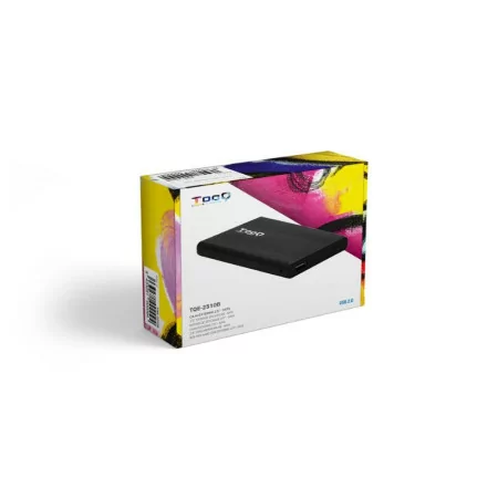 Caixa Externa TooQ - P/ Discos Rígidos - 2.5" - UBS 2.0 - Preto - TQE-2510B|TooQ|8433281000094